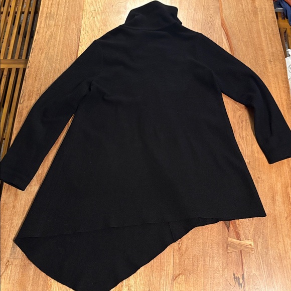 Garnet Hill Asymmetrical Boiled Wool Coat 8 - Picture 6 of 8